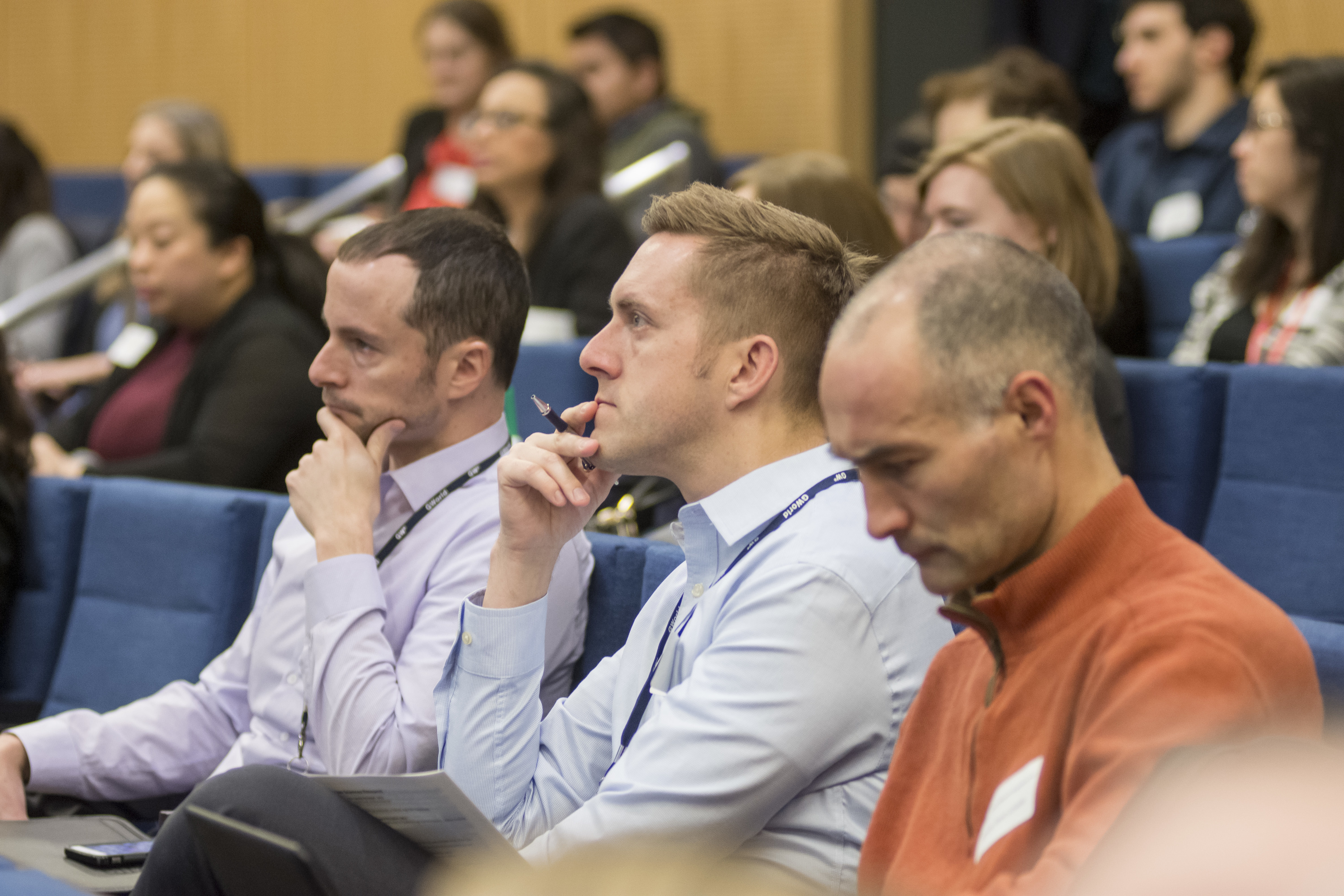 The audience of Annual Research Day 2018 listen to presentations